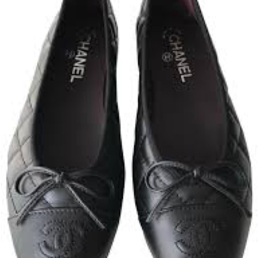 Chanel Aged Calfskin Ballet Flats S39 - Picture 5 of 6